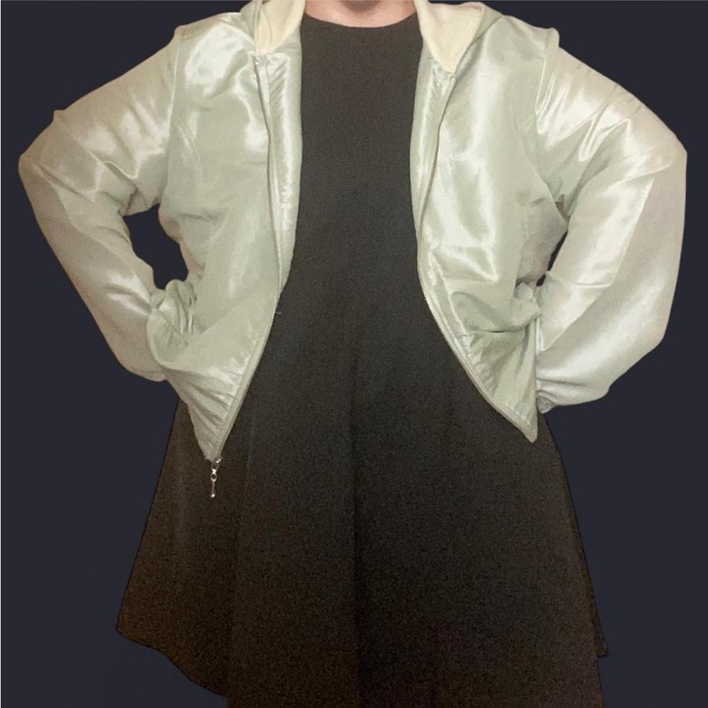 Neiman Marcus Silk Windbreaker
